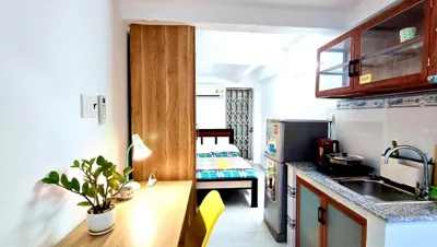Apartamento de un dormitorio — Studio phong cách Nhật-Do Quang Dau Quận 1